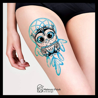 Owl tattoo design illustration tattoo tattoo art tattoo design