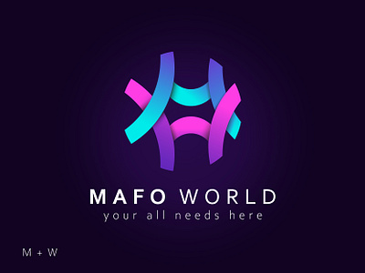 Mefo World 2021 design logo modern logo