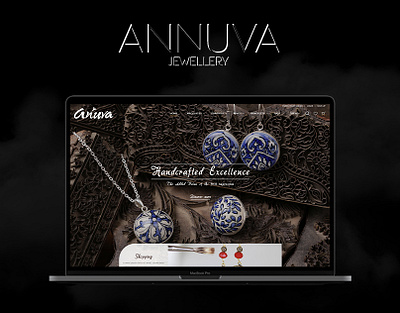 Annuva Jewellery :: Website Design & Development design hardenrahul illustration jewelery website jewellery jewellery online jewellery uiux jewellery web development ui uiux ux web design website website design