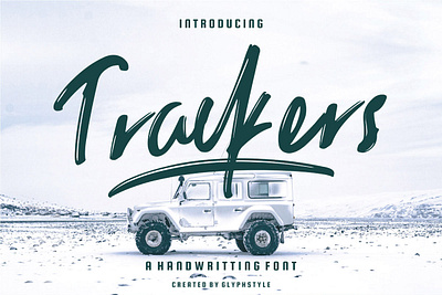 Free Trackers Handwritten Font