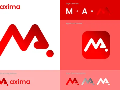 Maxima Logo design illustration logo