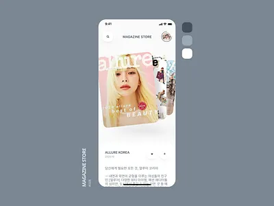 Magazine cards daily ui design magazine mobile app ui