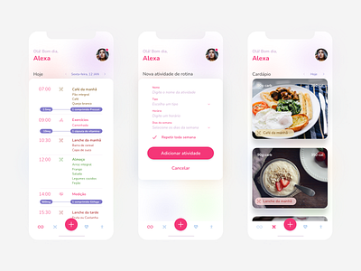 DiaB app design health app healthcare ui ux ux design uxui