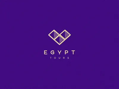 Egypt tours branding desert egypt graphicdesign heart heart logo logo logo for sale logodesign logodesigns logomark love pyramids travel unused