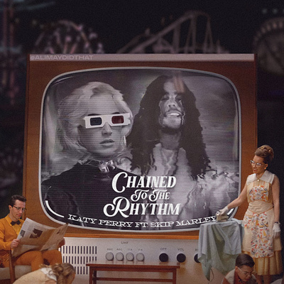 Chained To The Rhythm | Katy Perry (Cover Art) album art album cover album cover art album cover design ali may alimaydidthat cover art cover artwork design graphic design katy perry