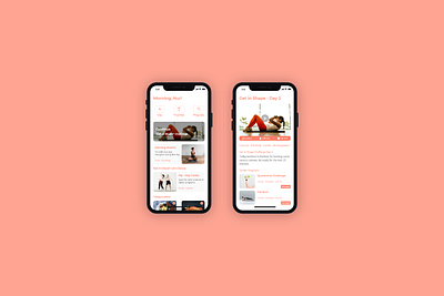 Workout App adobe xd app application dailyuichallenge design ios iphone x mobile ui ux workout workout app workout tracker