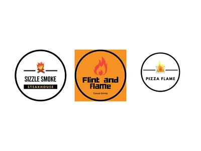 Day 10 of #dailylogochallenge canva dailylogochallenge design flame logo logodesign restaurant
