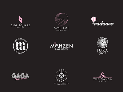 Logofolio - Part III branding hotel logo typography