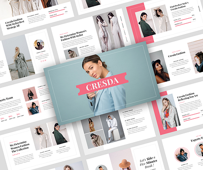 Cresda – Fashion & Clothing Store Presentation Template artist beauty boutique brand casual clothes clothing collection ecommerce fashion men hypebeast lifestyle makeup model photography portfolio shirt shopping skincare