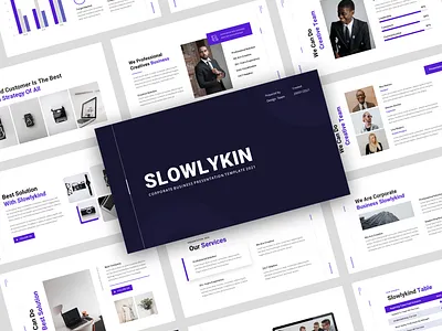 Slowlykind – Corporate Business Presentation Template advertising analysis annual report chart company profile concept consulting corporate business digital agency digital marketing finance insurance mockup personal branding pitch deck planning portfolio professional target market