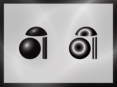 Letter A_ver.2 black black and white branding graphic design letter letter a lettering lettermark logo logo design mark vector white