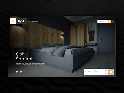 Hotel Website | Nas Suite hotel logo travel ui ux vacation web website