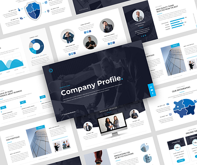 Company Profile Presentation Template advisor annual report branding business plan chart company profile consultant consulting corporate business data analysis finance financial infographic insurance pitchdeck professional project proposal startup timeline