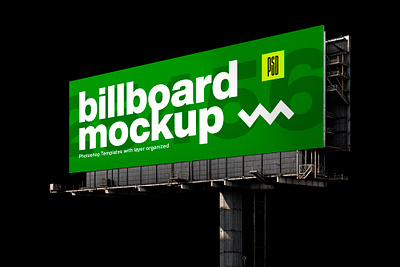 Branding Billboard Mockup frame