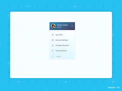 Dropdown Menu - #DailyUI #027 - Design Challenge 027 daily 100 challenge daily ui daily ui 027 daily ui challenge dailyui dailyui027 dailyuichallenge design dropdown dropdown menu dropdown ui ui ui challenge ui daily 027 ui deisgn ui design uidaily uidaily027 uidesign