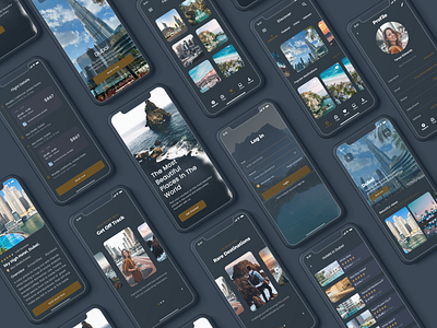 Travel App app branding design travel ui ux website