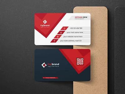 Modern corporate business card template design blue brand identity business card business card mockup business card template clean flyer graphic design letterhead minimalist personal stationery template vector vertical visiting card