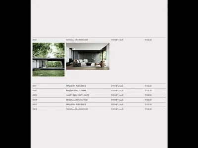 EMMA TULLOCH ARCHITECTS architect architectural architecture branding building design grid portfolio typography ui