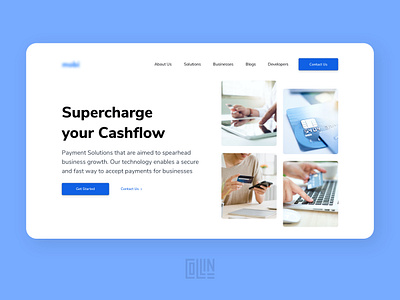 Landing Page for a Fintech Company digital marketing economics economy finance finance website financial fintech fintech website landing page design marketing money sales website website design