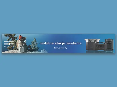 Banner EcoFlow add banner branding design minimal ui ux website