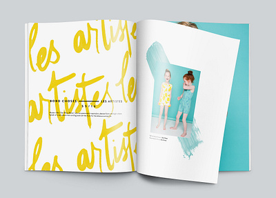 Children's Fashion Lookbook branding design editorial editorial design editorial layout fashion brand layoutdesign lookbook design magazine magazine design minimal typography