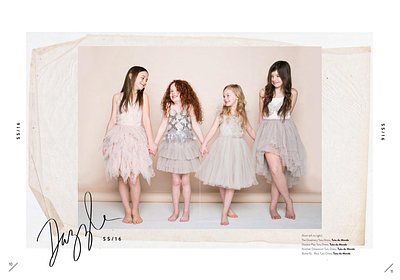 Children's Fashion Lookbook branding design editorial editorial design editorial layout fashion brand illustration layoutdesign lookbook design magazine magazine design minimal typography