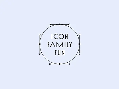 Icon Family Fun Workshop custom icons icon design iconography workshop