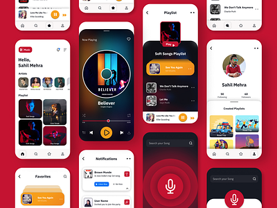 Music App Concept Ui Design