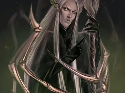 Drow. Dark Elf art artwork atmosphere drow elf fantasy illustraion illustration illustration art portrait