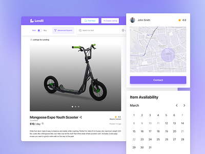 Lendli - Project agency appdesign appdesigner application ui uiux uiuxdesign ux