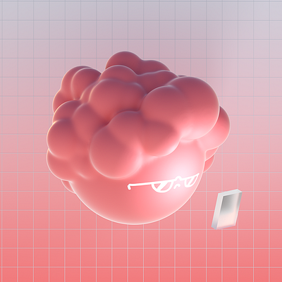 Pinky 3d branding c4d cinema 4d design illustraion illustration octane octane render render web