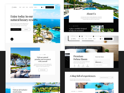 Web Design | Hotel - Webflow Template booking home homepage hotel hotel booking hotels landing landing page landingpage resort tourist travel traveling vacation web web design webdesign webflow website