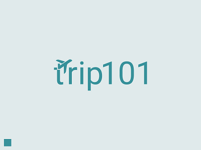 Trip101 branding discover flat graphic design illustrator logo minimal travel travelling typography