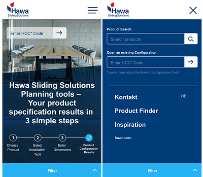 mobile hawa 2 screen