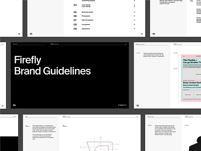 Firefly — Brand Guidelines brand design brand guidelines brand identity