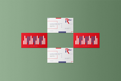 Raytheon Rebrand I branding business card design identity minimal typography