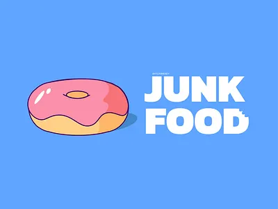 Junk food branding design icon illustration logo ui vector