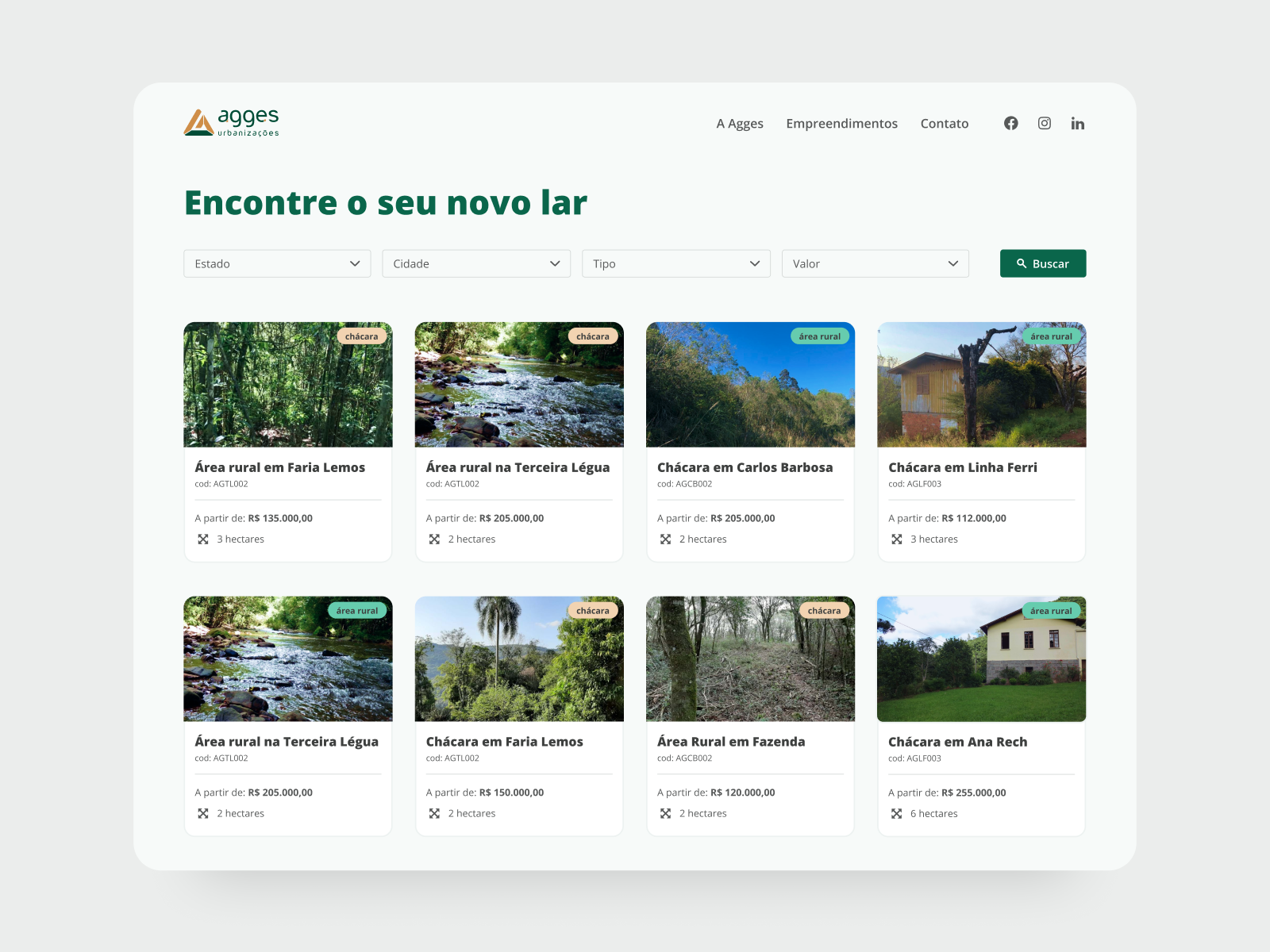 Example of Modern Website