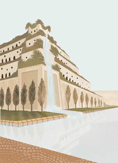 Babylon ancient babylon church design design illustration illustrator procreate