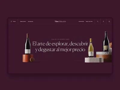 Vino Selección after effects animation ecommerce ecommerce shop figma interface motion ui ux wine