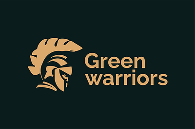 Green Warriors - Logo Design | Spartan logo greek warrior logo helmet design helmet logo leaf illustration leaf logo leaf pattern logodesign logodesigner logodesigns logoinspiration logoinspirations logonew logoplace logos logotipo logotype spartan logo spartan logo design warrior logo