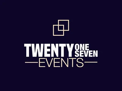 21 27 Events branding illustration logo