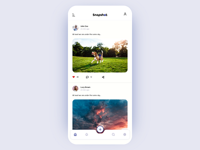 #DailyUI #047 - Activity Feed 047 activity feed adobe xd app daily ui dailyui design feed mobile photo photography social ui ux video