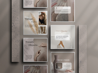 Social Media Design for Fashion & Beauty beauty brand branding design digital digital art fashion graphic design identity branding instagram instagram post instagram story instagram template pinterest pinterest post pinterest template psd template social media social media design social media template