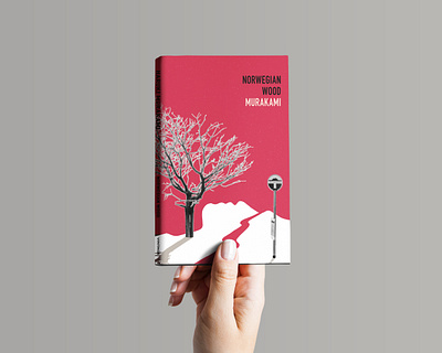 Penguin Student Design Award - Norwegian Wood adobe illustrator adobe indesign adobe photoshop book book cover design graphic design illustration murakami norwegian wood penguin books penguin random house penguin student awards print print design the beatles