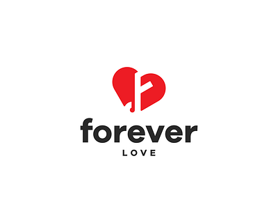 Forever Love abstract app application branding chat design icon logo logodesign logotype love lovely symbol vector