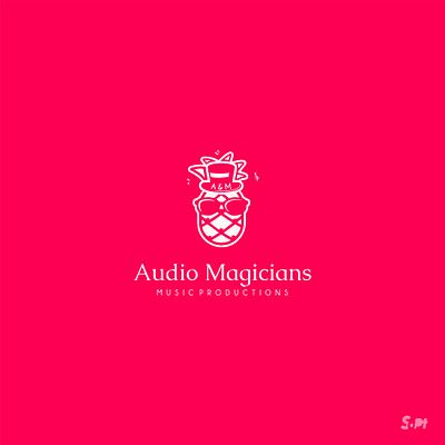 Audio Magicians Logo Design artist logo audio logo creative logo logo design logo designer logo maker music logo