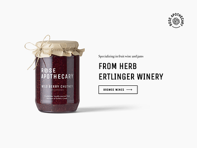 Rose Apothecary Jam Packaging (Schitt's Creek) brand identity branding food packaging