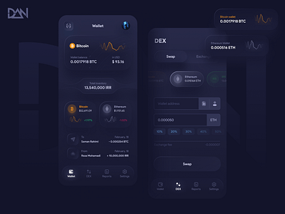 Crypto wallet 💰 bank bitcoin crypto design irr mobile money money app ui ui ux uidesign uiux uiuxdesign wallet wallet app wallet ui walletapp wallets web webdesign