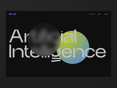 aime — AI Messaging website after effects ai animation app design design figma flat ui ux web website